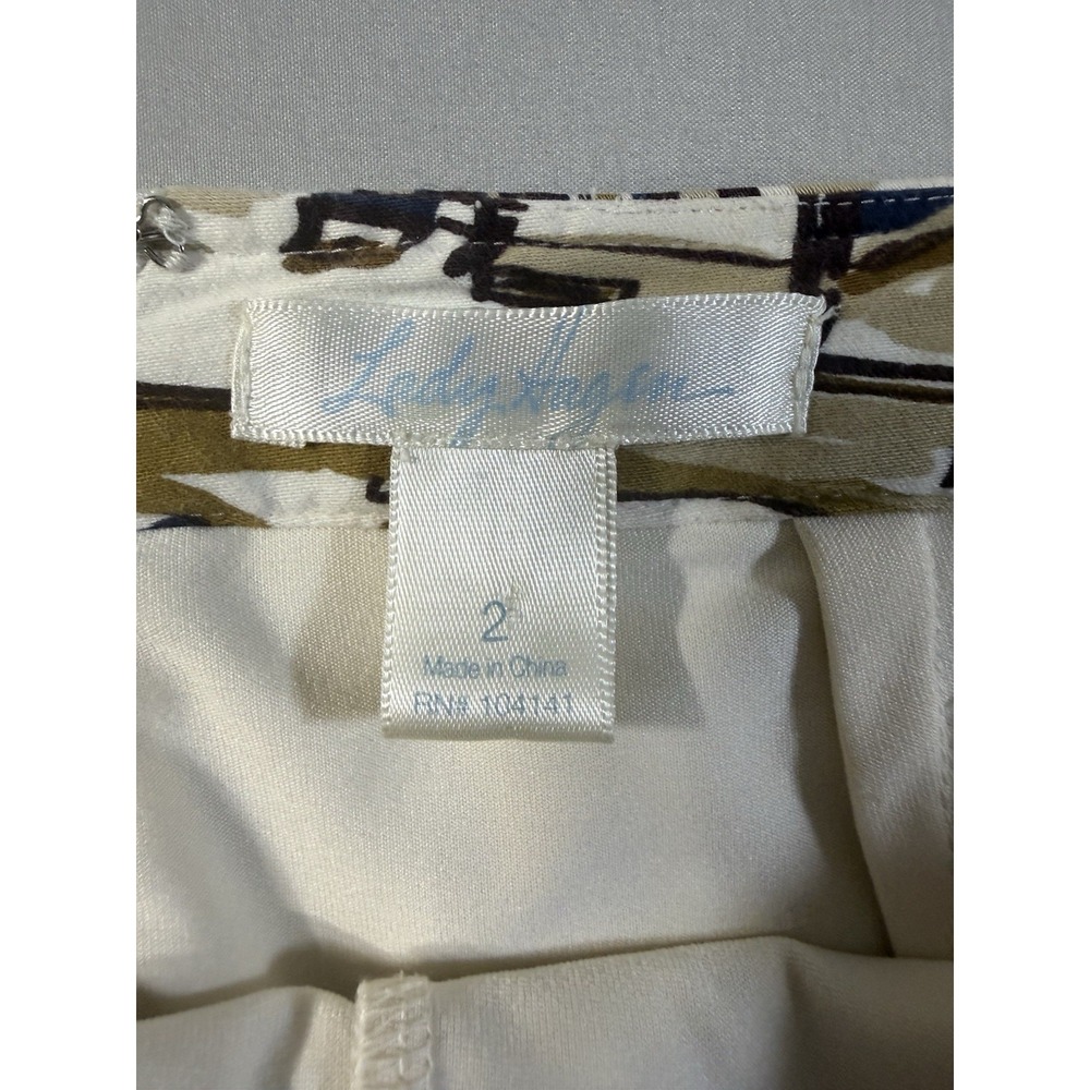 Lady Hagen Women's Golf Skort Cotton Spandex Size 2 Brown/Cream - Picture 6 of 10